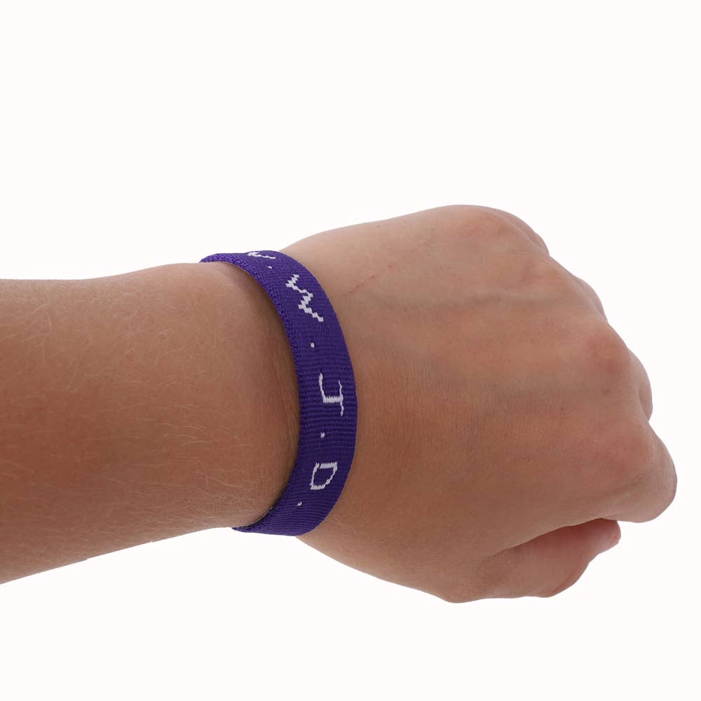Bracelet - WWJD Purple
