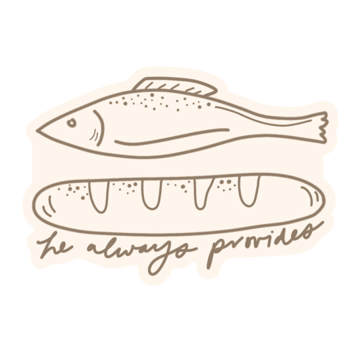 He Always Provides Sticker