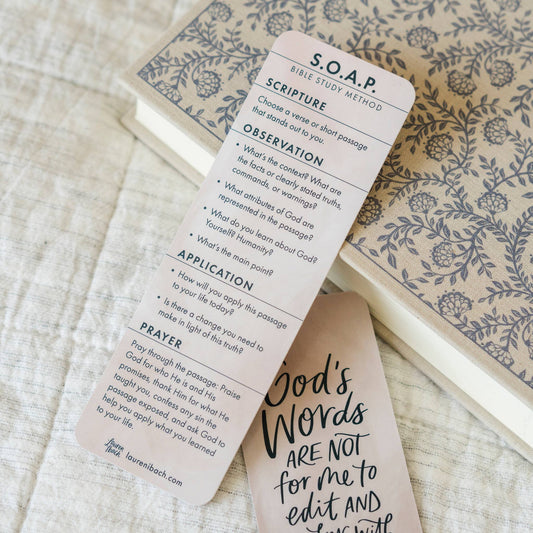 SOAP Bible Study Bookmark
