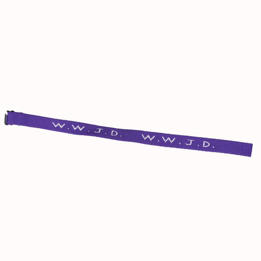 Bracelet - WWJD Purple