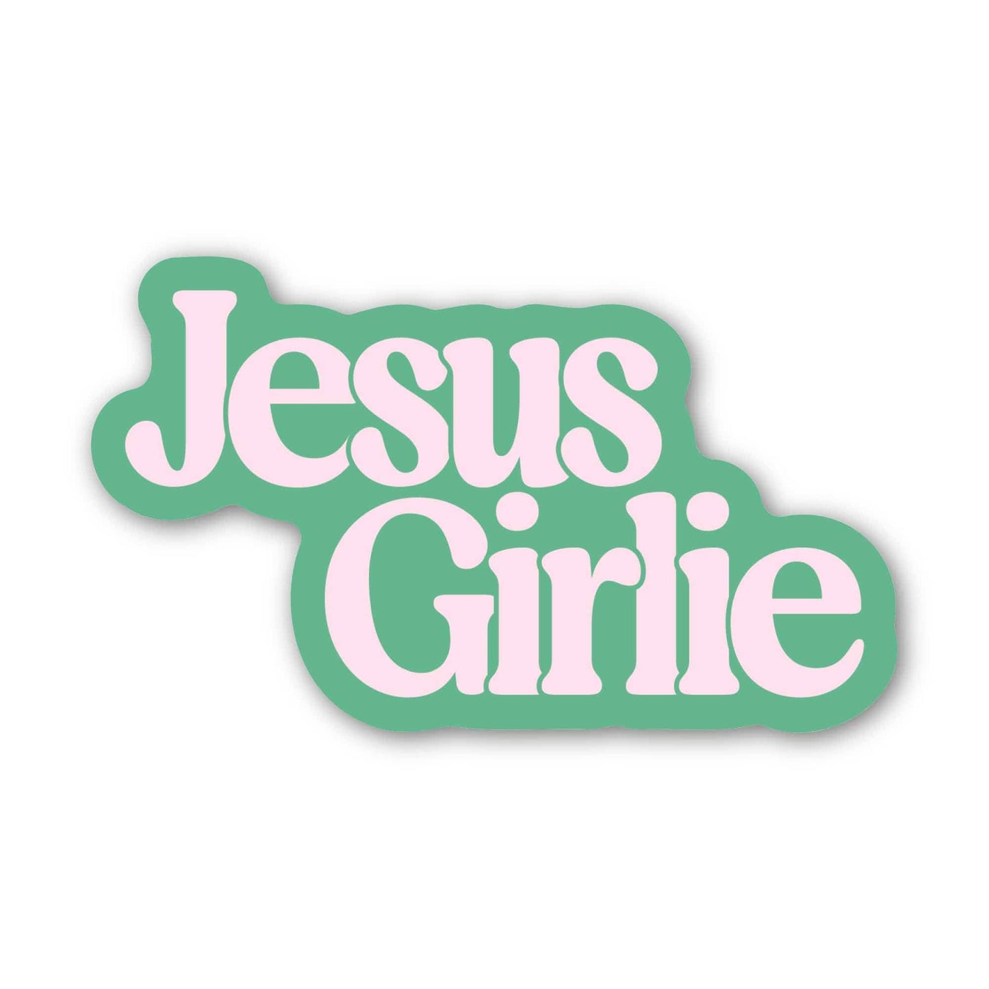 Jesus Girlie Sticker