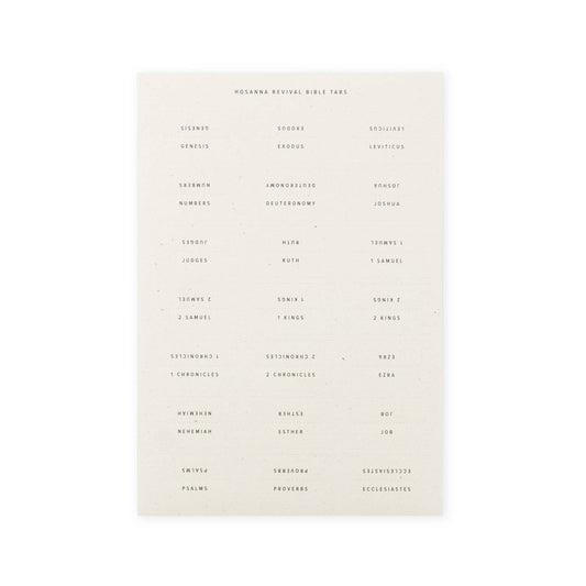 Bible Tabs: Black Foiling