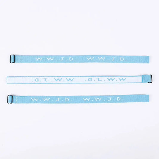 Bracelet - WWJD Light Blue