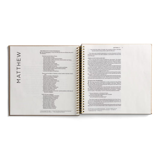 Niv, Spiral-Bound Illustrating Bible: The Gospels