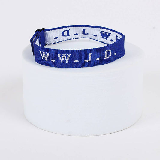Bracelet - WWJD Royal Blue