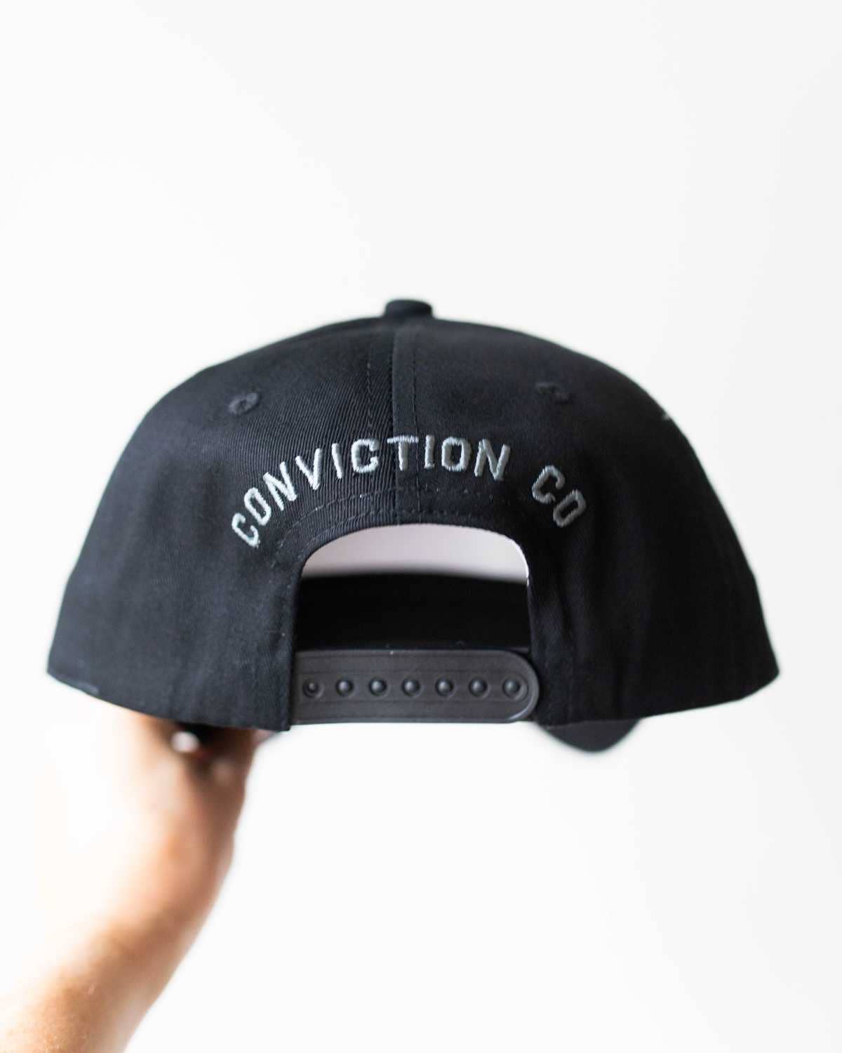 God Bless America Hat - Dark Gray & Black