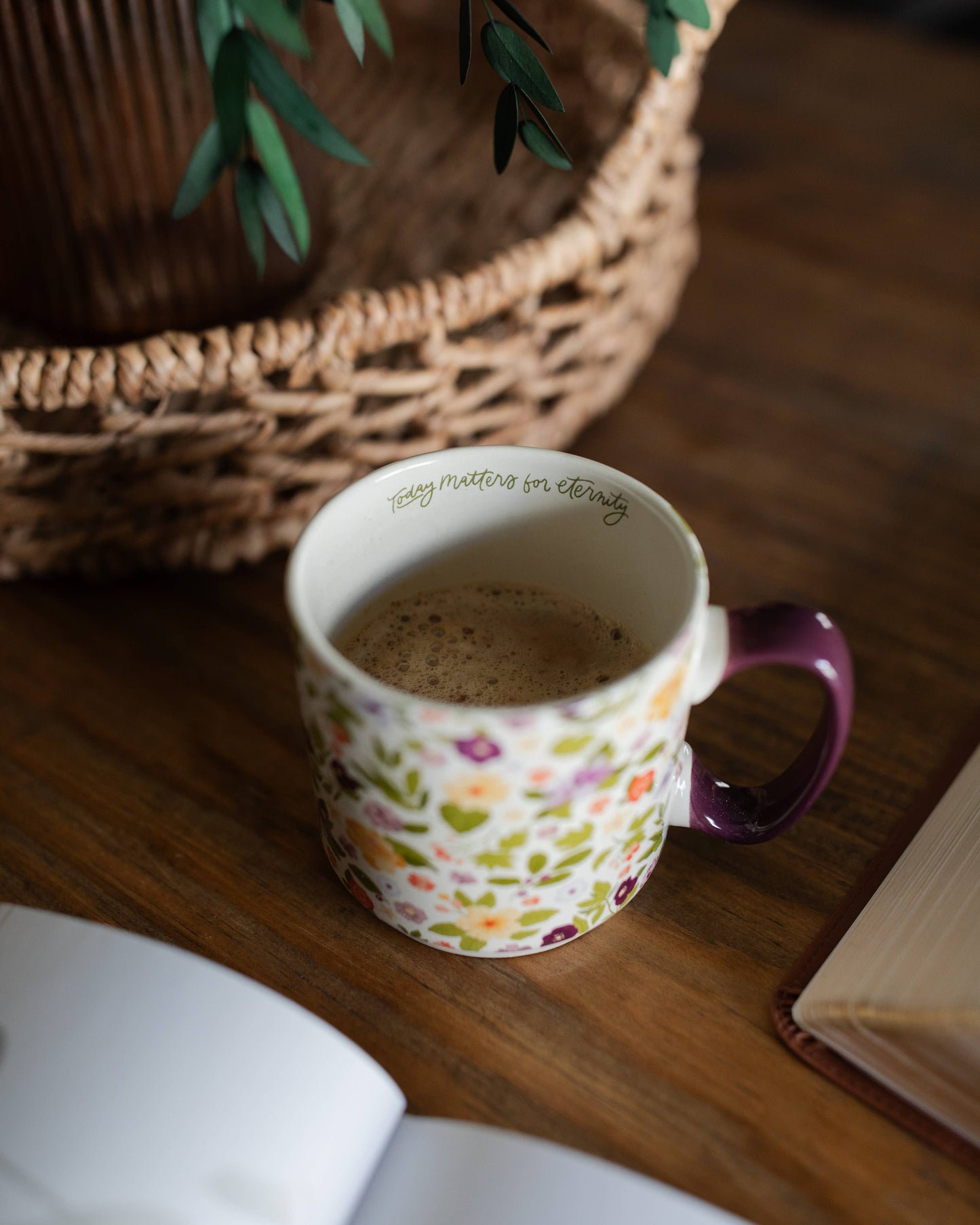 Today Matters Magnolia Floral Mug