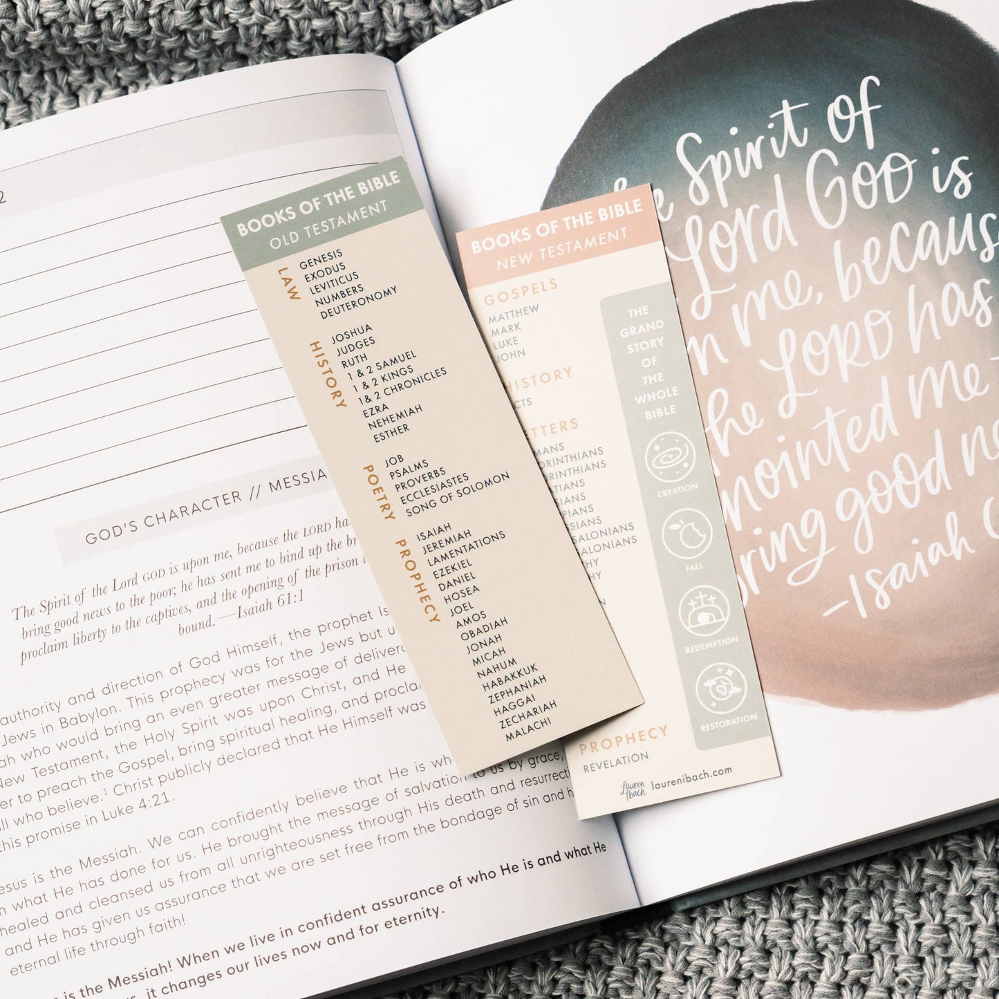 Books of the Bible Bookmark