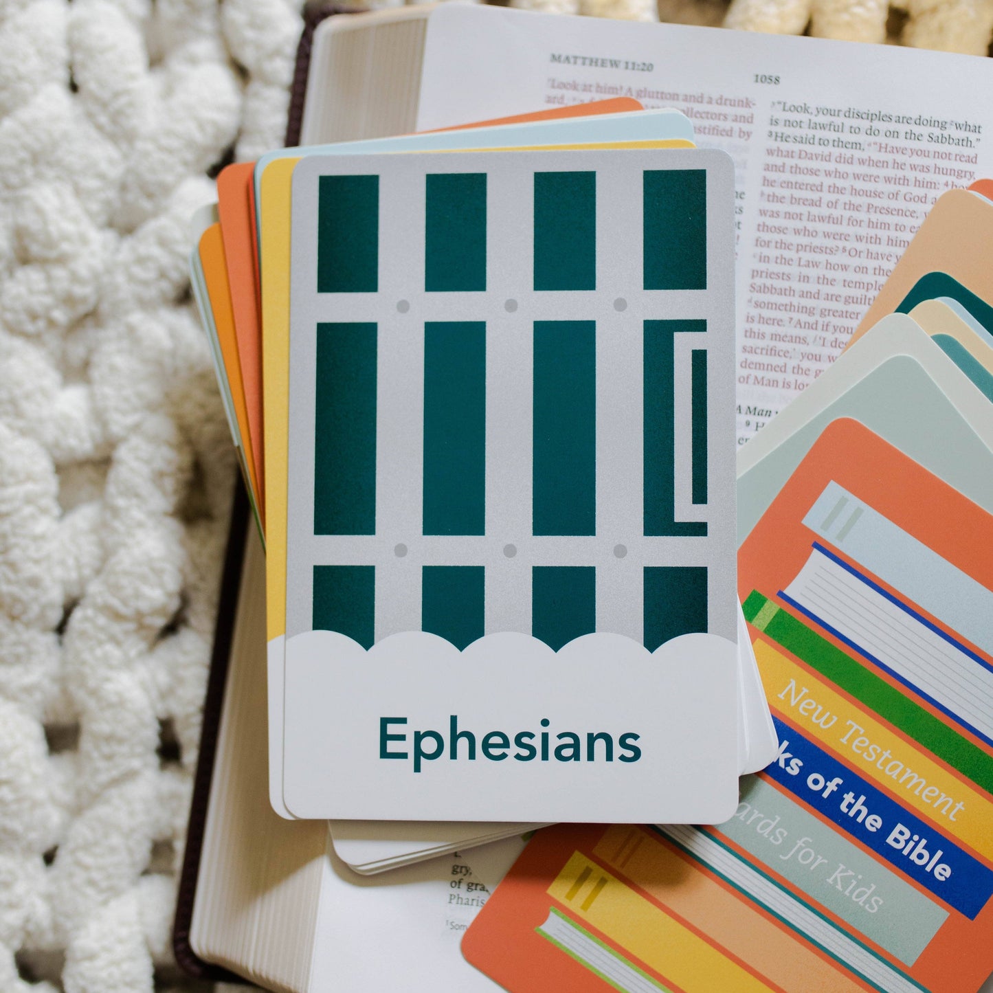 New Testament Books of the Bible Cards - Kids