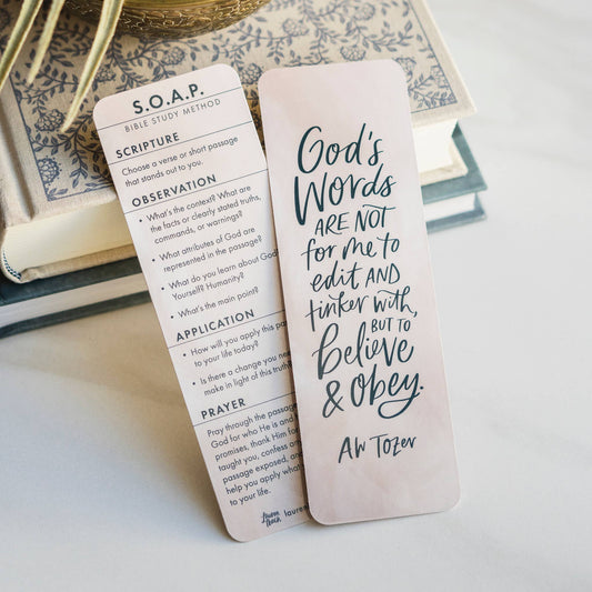 SOAP Bible Study Bookmark