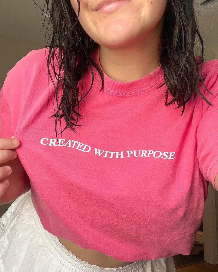 CREATED WITH PURPOSE TEE