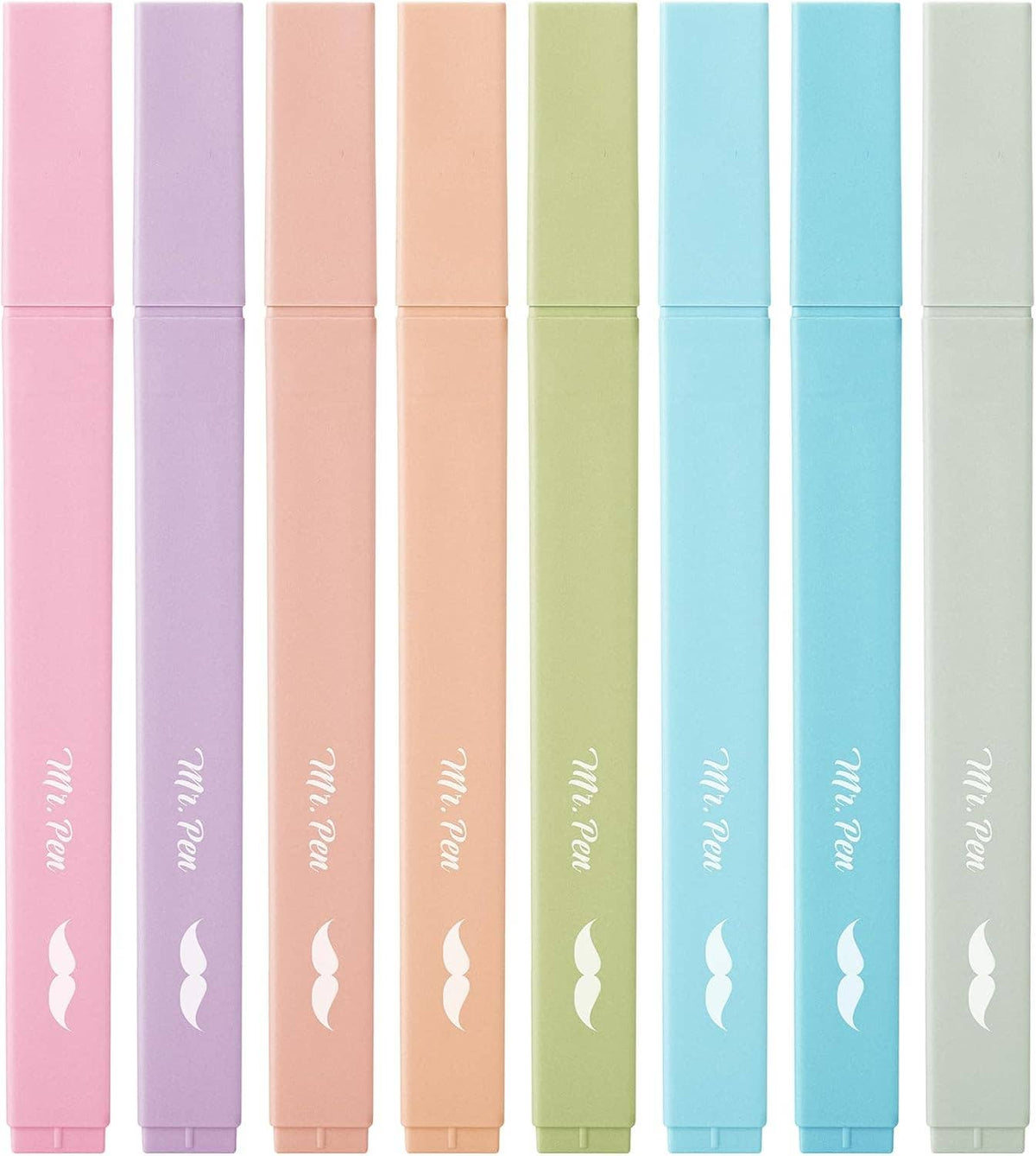 Aesthetic Highlighters, Pastel, 8 Pack