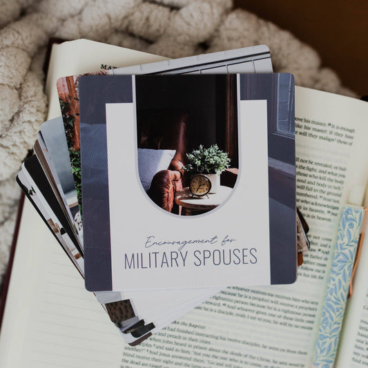 Encouragement for Military Spouses Verse Card Set
