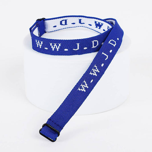 Bracelet - WWJD Royal Blue