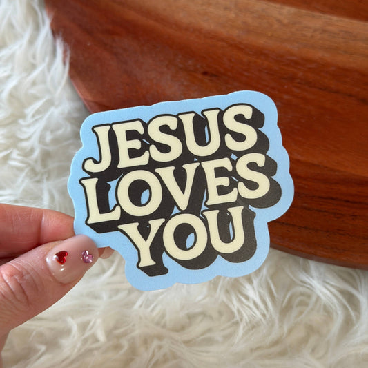 Jesus Loves You Sticker