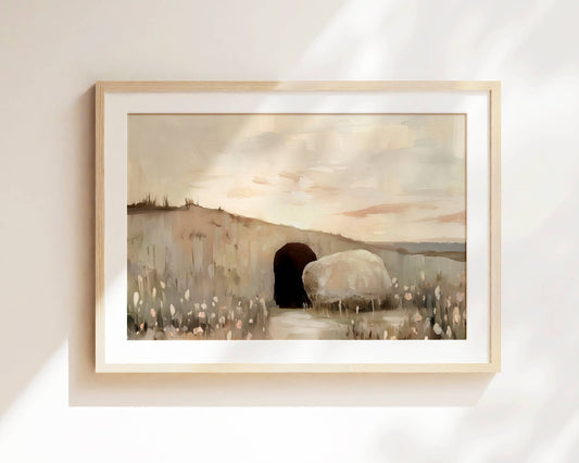 He is Risen - Easter art print