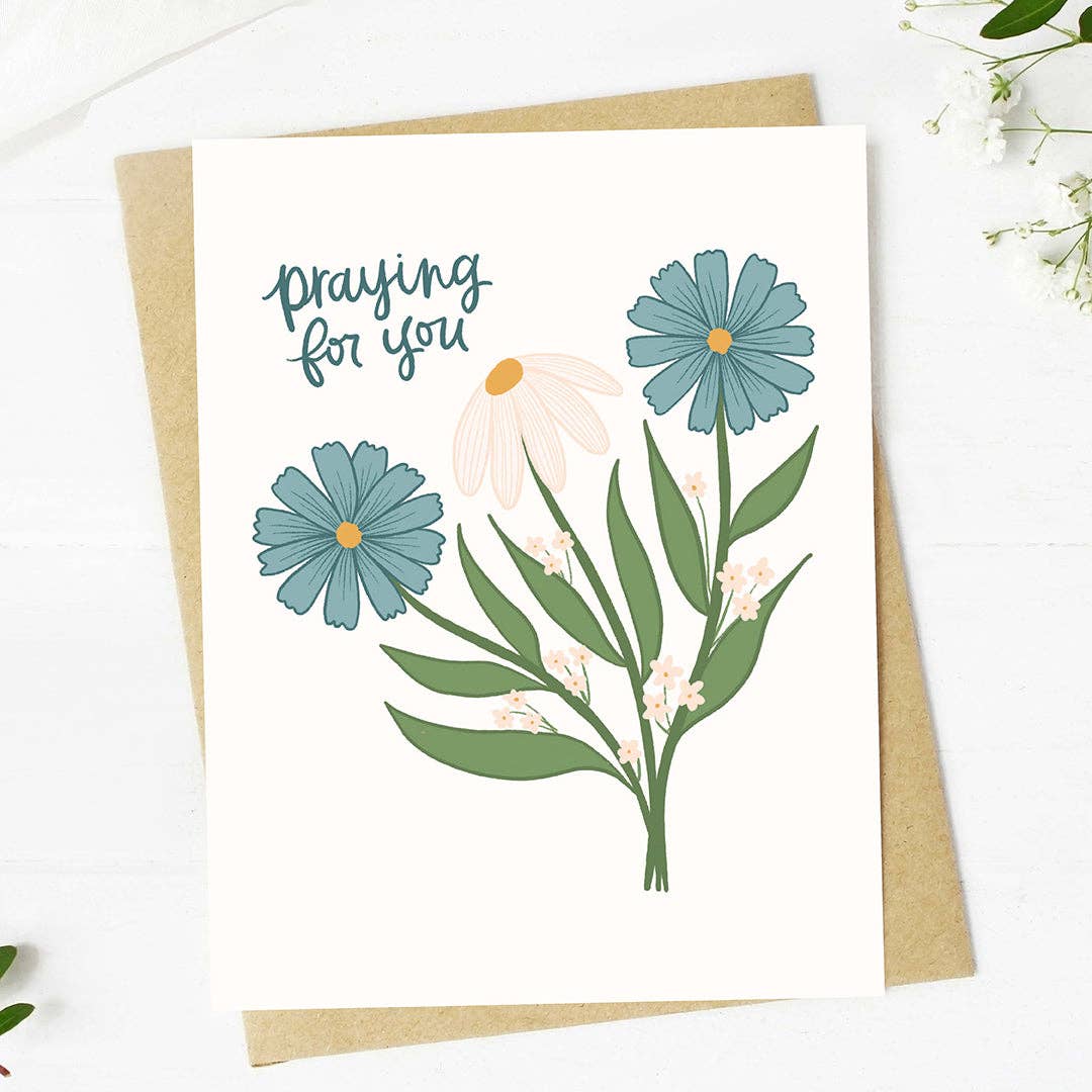 "Praying for you" Sympathy Card