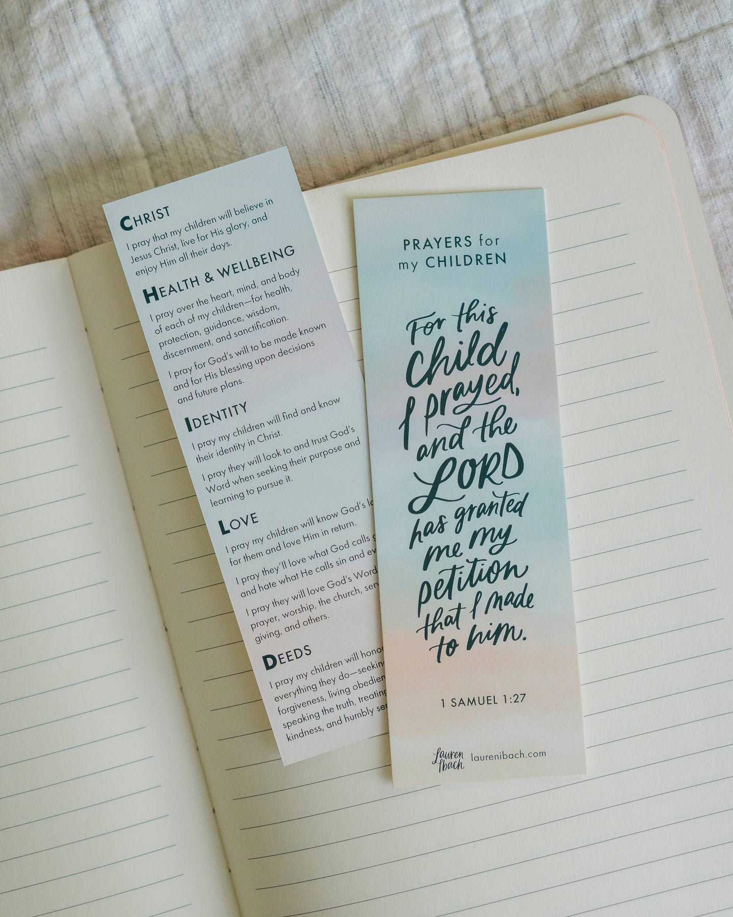 Prayers For My Children Bookmark