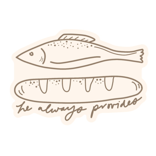 He Always Provides Sticker