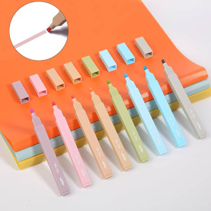 Aesthetic Highlighters, Pastel, 8 Pack