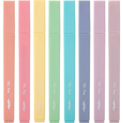 Aesthetic Highlighters, Pastel, 8 Pack