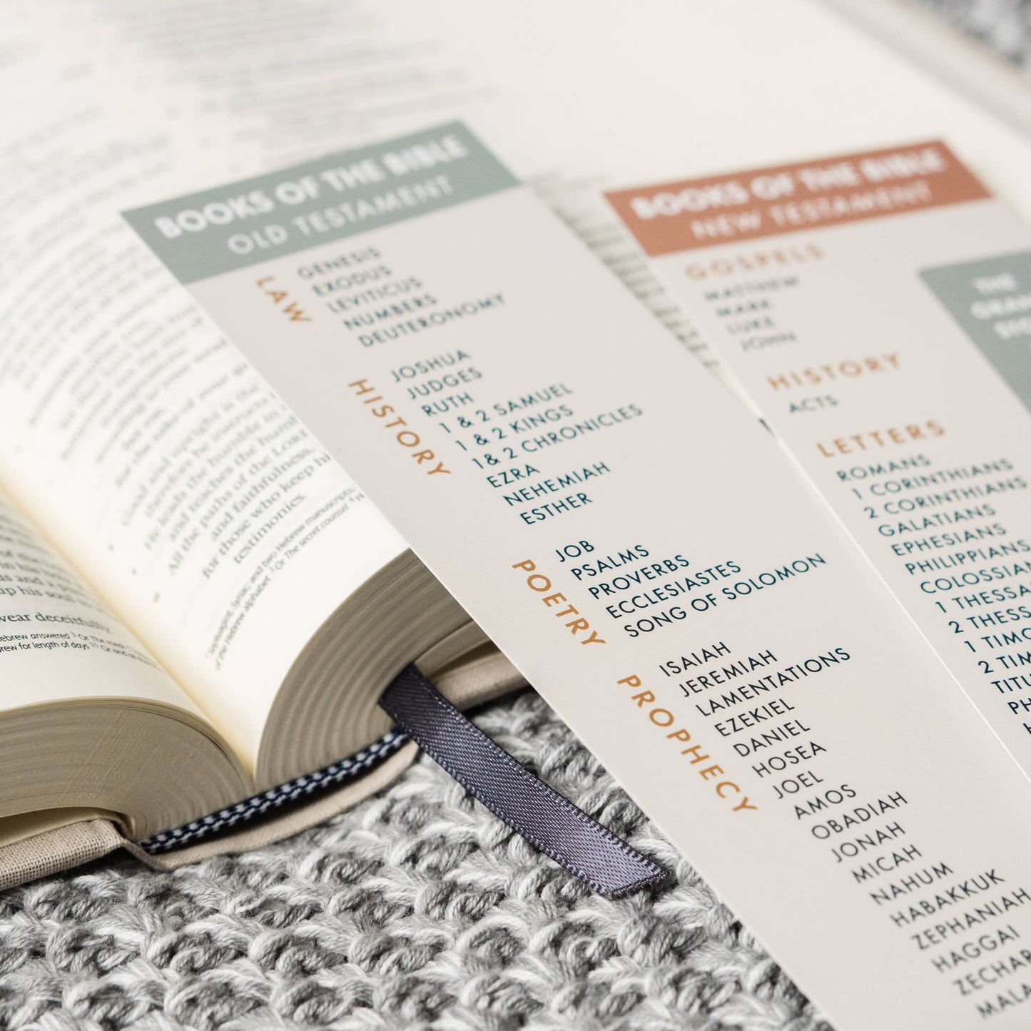 Books of the Bible Bookmark
