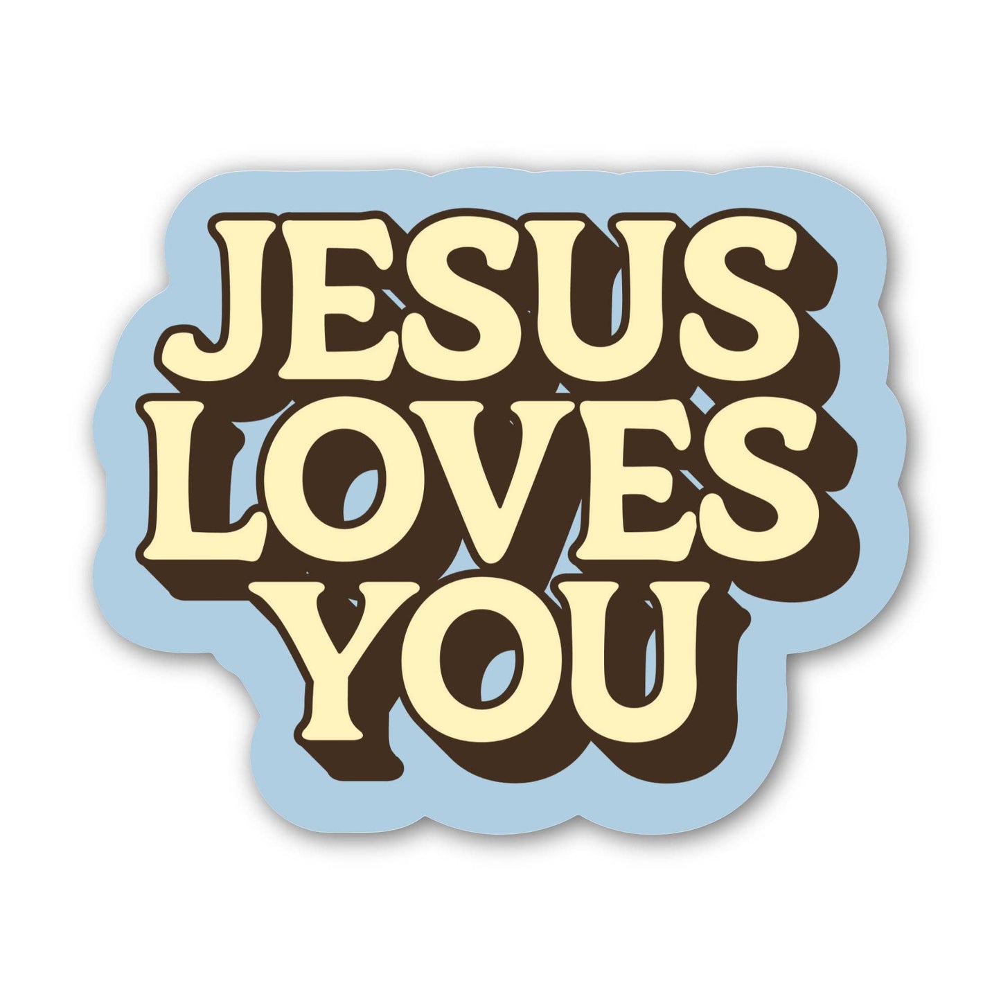 Jesus Loves You Sticker