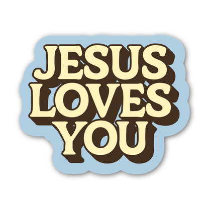 Jesus Loves You Sticker