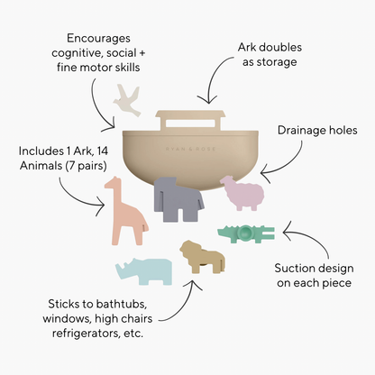 Noah’s Ark Suction Toy
