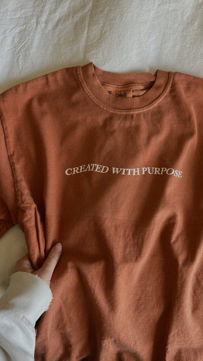 CREATED WITH PURPOSE TEE