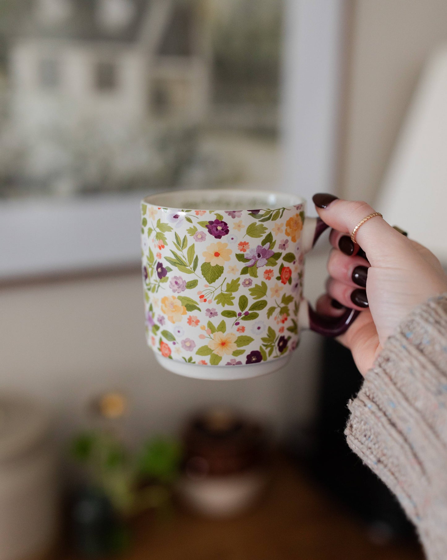 Today Matters Magnolia Floral Mug