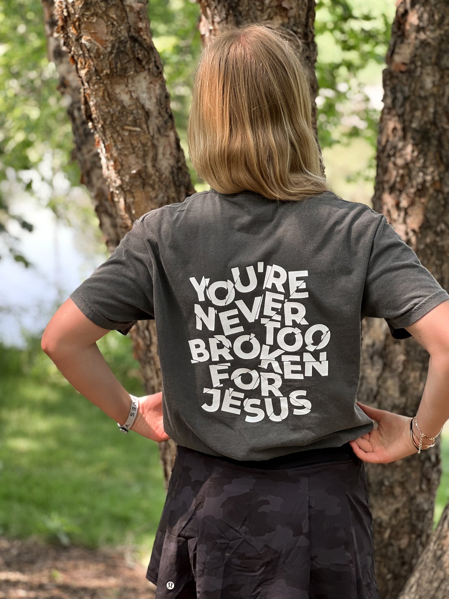 NEVER TOO BROKEN TEE