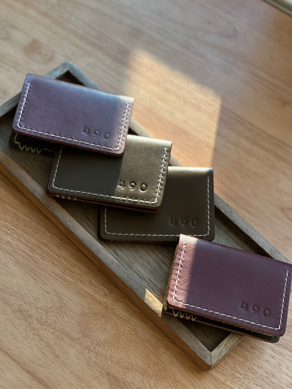 Slim Fold - Handcrafted Full Grain Leather Wallet