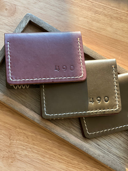 Slim Fold - Handcrafted Full Grain Leather Wallet