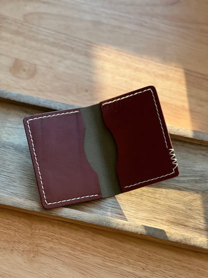 Slim Fold - Handcrafted Full Grain Leather Wallet