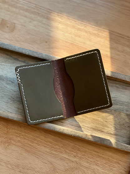 Slim Fold - Handcrafted Full Grain Leather Wallet