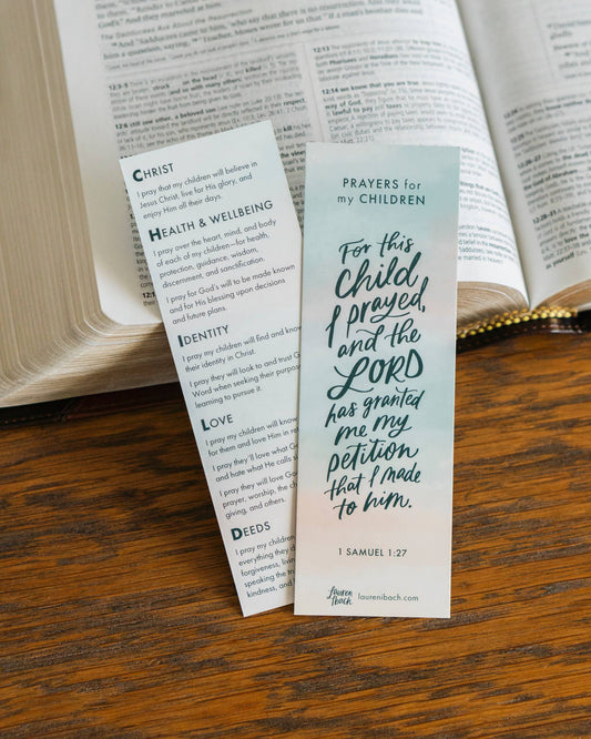 Prayers For My Children Bookmark