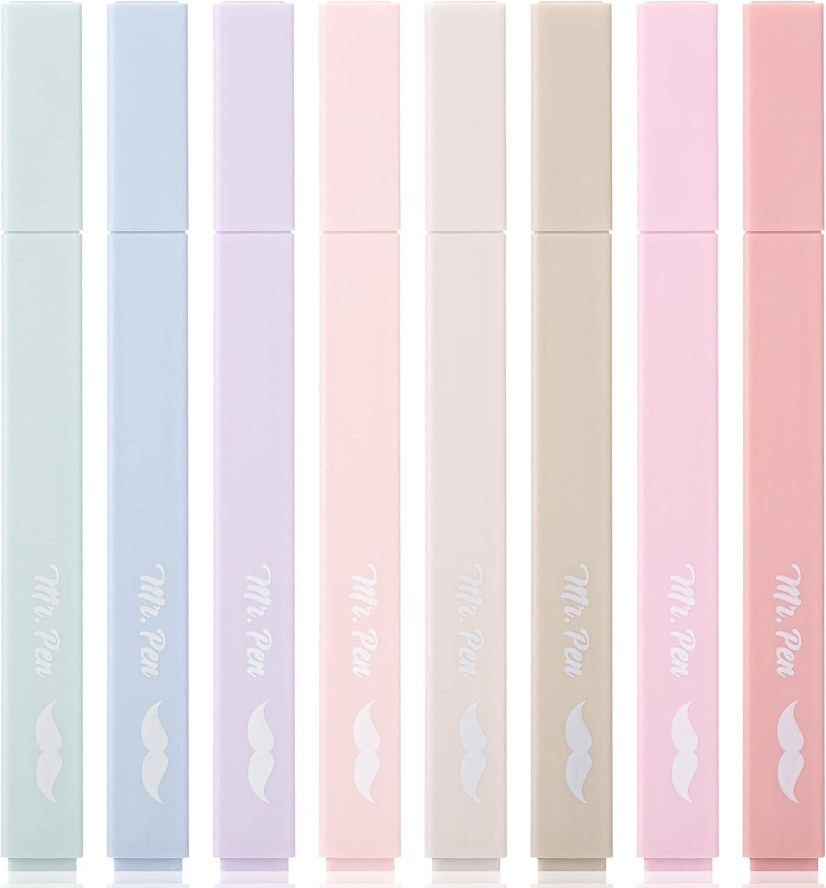 Aesthetic Highlighters, Pastel, 8 Pack