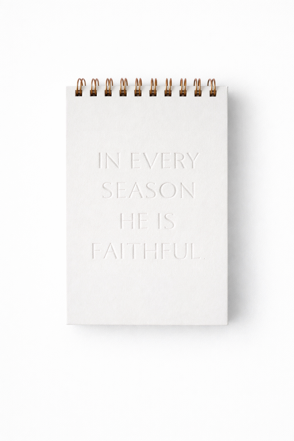 In Every Season Letterpress Notebook