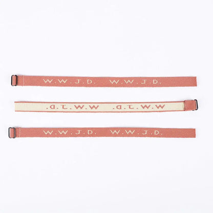 Bracelet - WWJD Terracotta