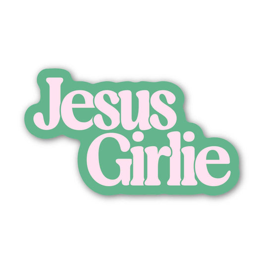 Jesus Girlie Sticker