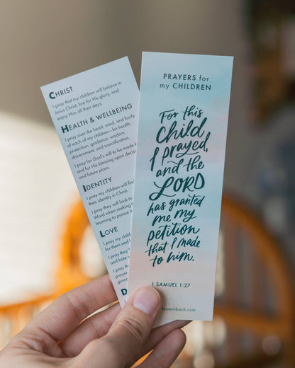 Prayers For My Children Bookmark