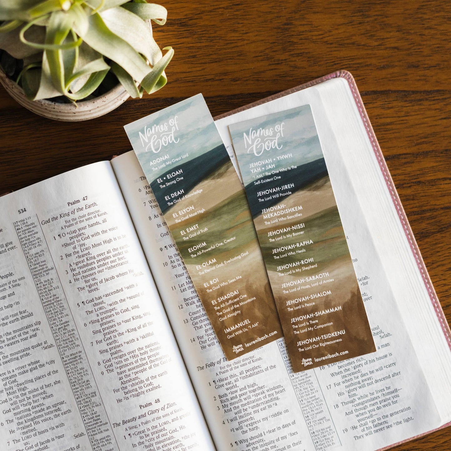 Names of God Bookmark