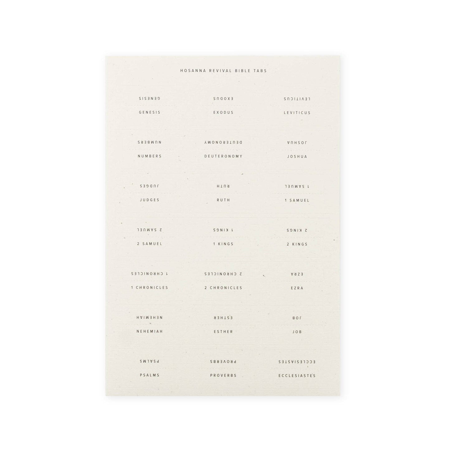 Bible Tabs: Black Foiling