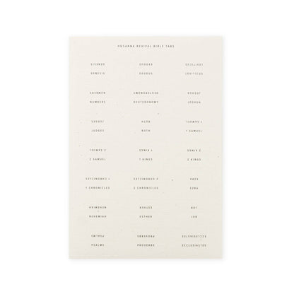 Bible Tabs: Black Foiling