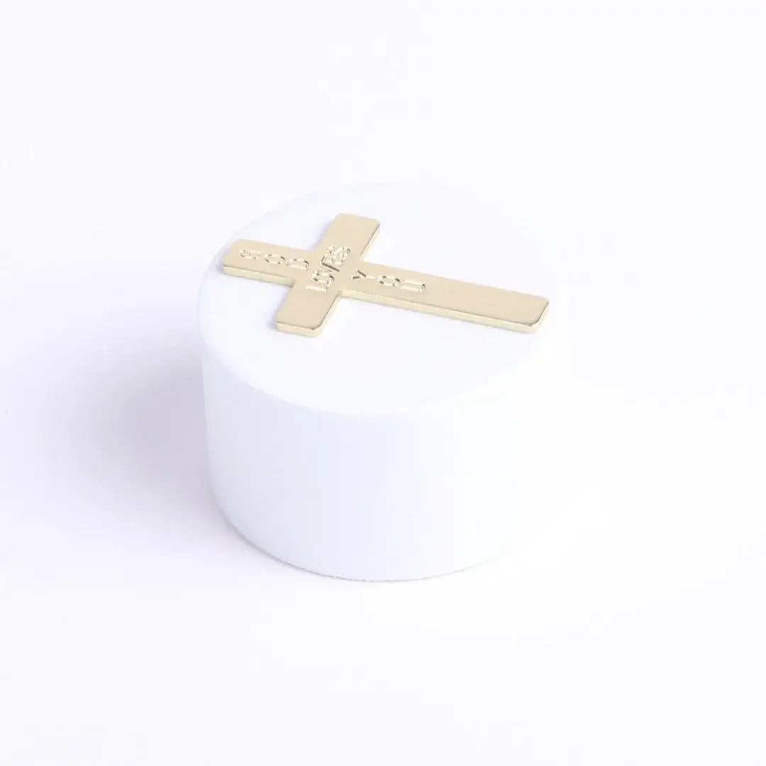 Pocket Cross God Loves You Gold