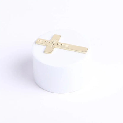 Pocket Cross God Loves You Gold
