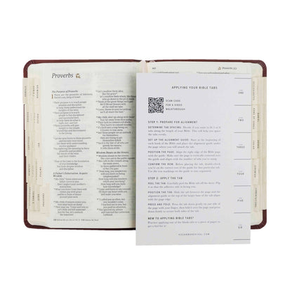 Bible Tabs: Black Foiling