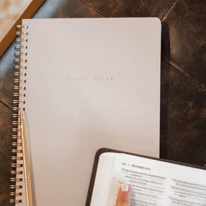 Dove Grey Church Notes Bible Study Notebook