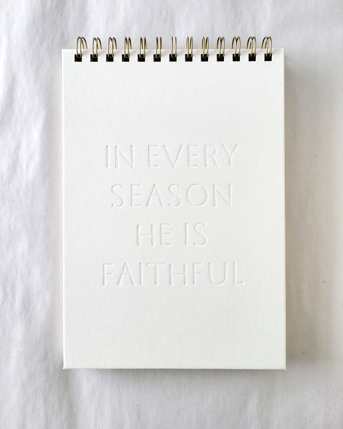 In Every Season Letterpress Notebook